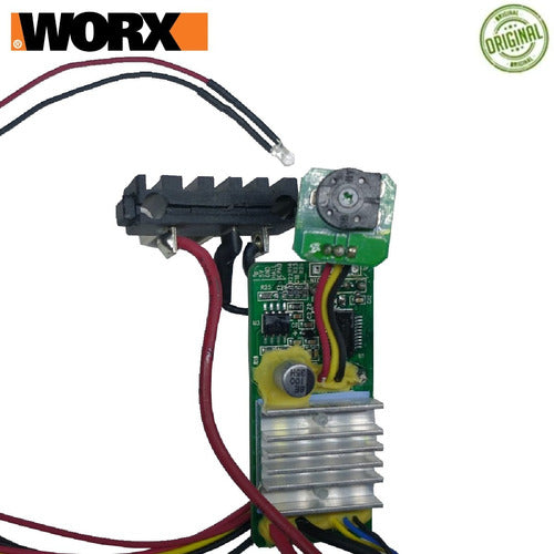 Conjunto Motor E Interruptor P/ Parafusadeira Wx176 Worx