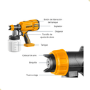 Pistola De Pintura á Bateria Ingco CSGLI2003  Linha P20s