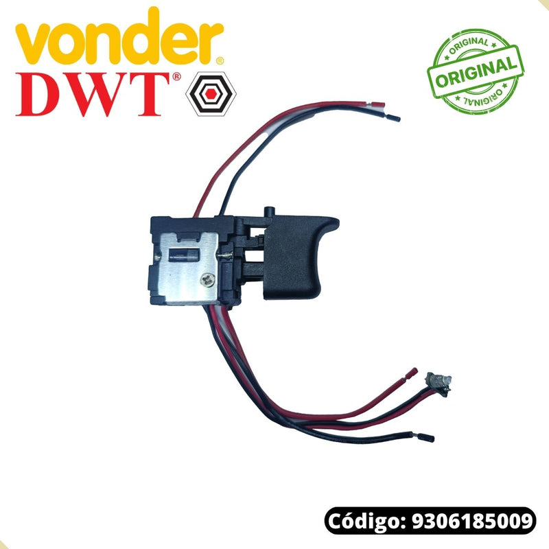 Interruptor p/ Parafusadeira Vonder Ipfv 1851 e Ipfv 1852