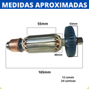 Induzido 220V p/ Serra Mármore Bosch GDC150 1548 15E8 GWS700
