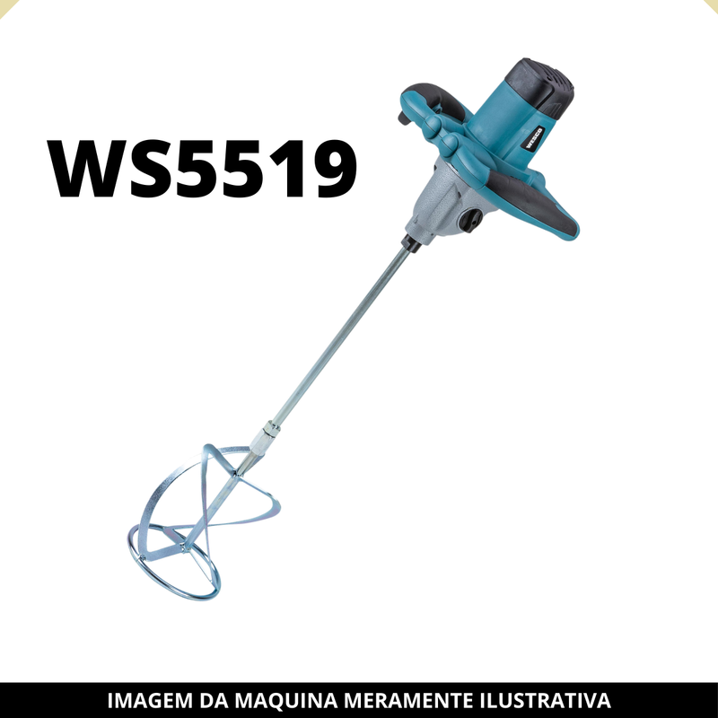 Rotor Induzido 220v P/ Misturador de Argamassa WS5519 WESCO