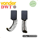 Dois Pares De Escovas De Carvão P/ Lixadeira Vonder Lov300