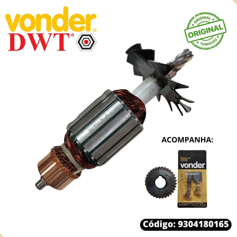 Induzido 110v P/ Serra Circular Vonder Scv1800 Dwt Scd1800