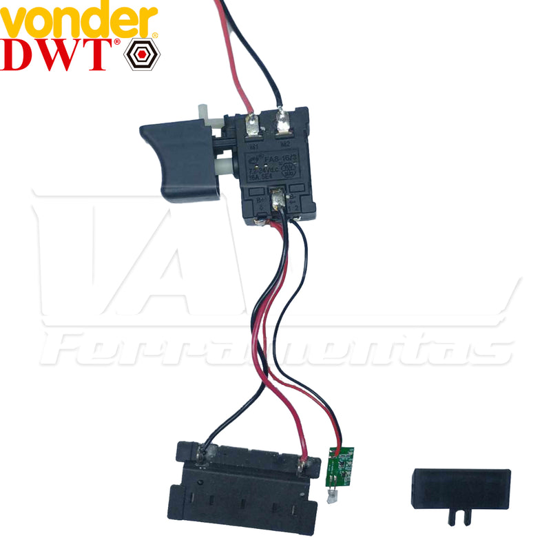 Interruptor (gatilho) Parafusadeira Vonder Pfv012/dwt Pfd012