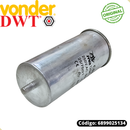 Capacitor 125uf P/ Motocompressor Vonder Mcv25 E Mcv50 110v