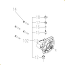 Caixa de Engrenagem P/ Esmerilhadeira  WS4740 WESCO