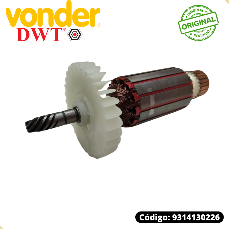 Induzido 220v P/ Politriz VONDER PAV1300 e DWT PAD1300