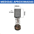 Dois Pares Escovas De Carvão P/ Retificadeira Vonder Rrv414