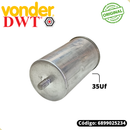 Capacitor 35 Uf Para Motocompressor Vonder Mcv25 E Mcv50