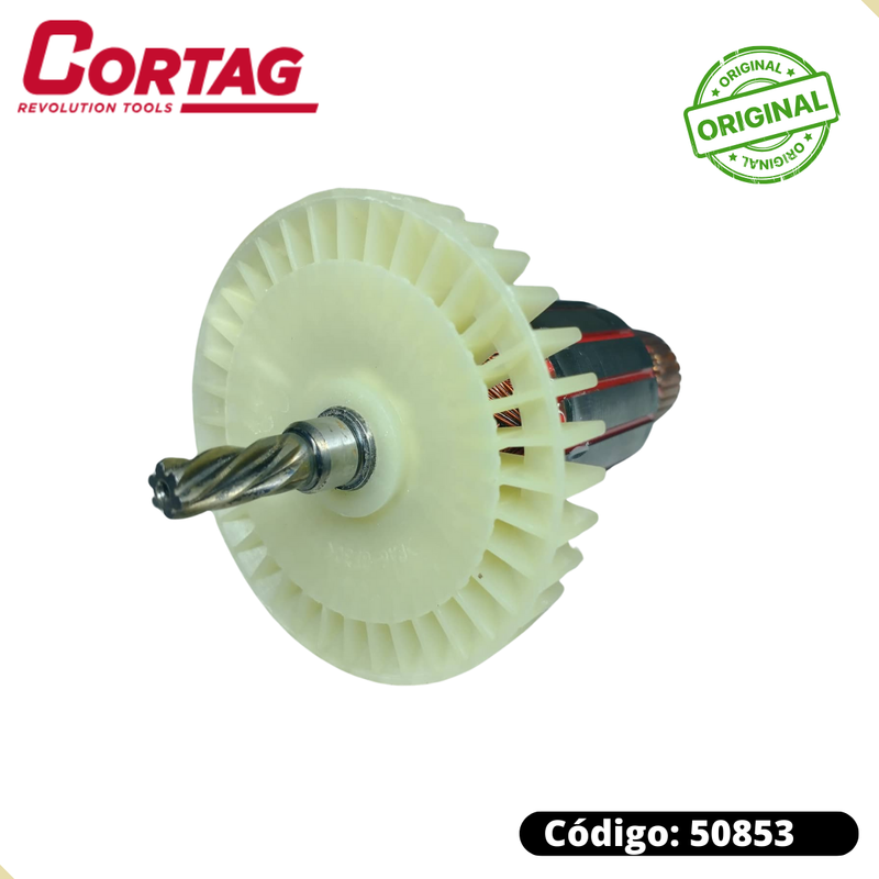 Rotor Induzido 110v P/ Misturador De Argamassa Cortag Hm 140