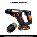 Mandril Com Adaptador Sds Plus P/martelete Worx E Outros