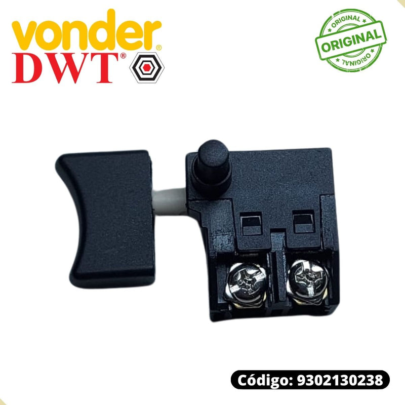 Interruptor p/ Serra Marmore SMV1300s Vonder e SMA1300s Dwt