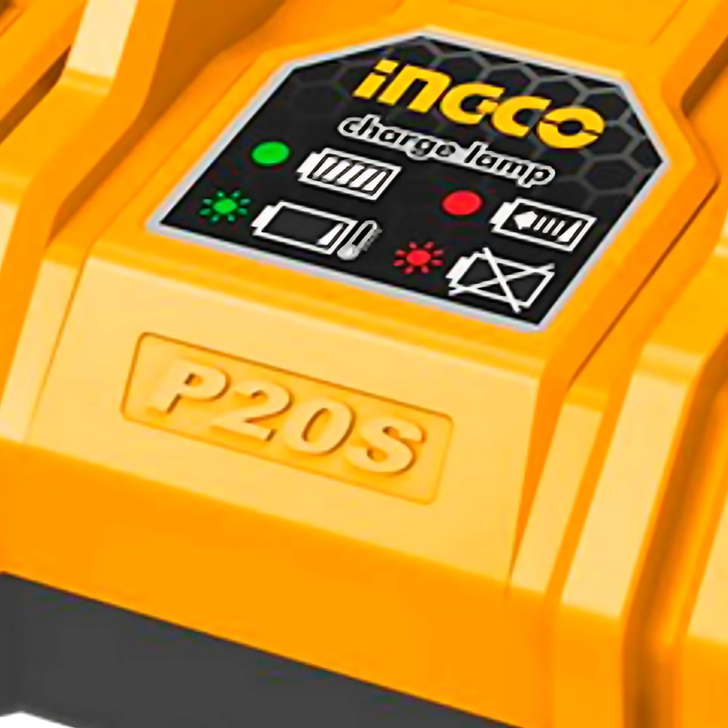 Carregador de bateria Duplo PS20 Bivolt Ingco 20v Fcli2034-9