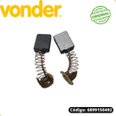 Par de Escovas de Carvão p/ Plaina PDV1500 VONDER