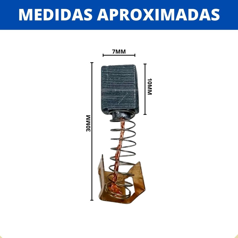 Dois Pares De Escova  De Carvão  P/politriz Wesco Ws4504k/ku