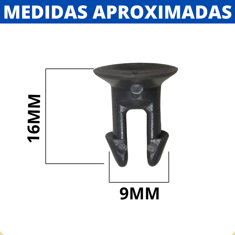 Kit Com 10 Snaps 9mm P/ Cortadores New Master Cortag