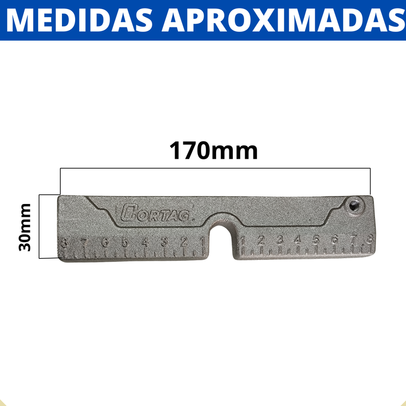 Régua (barra) De Encosto p/ Cortador Linha HD Cortag