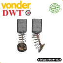 Dois Pares Escovas De Carvão P/ Retificadeira Vonder Rrv414