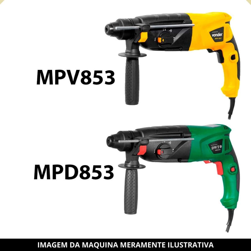 Dois Pares Esc. De Carvão P/ Martelete Vonder Mpv853/mpd853