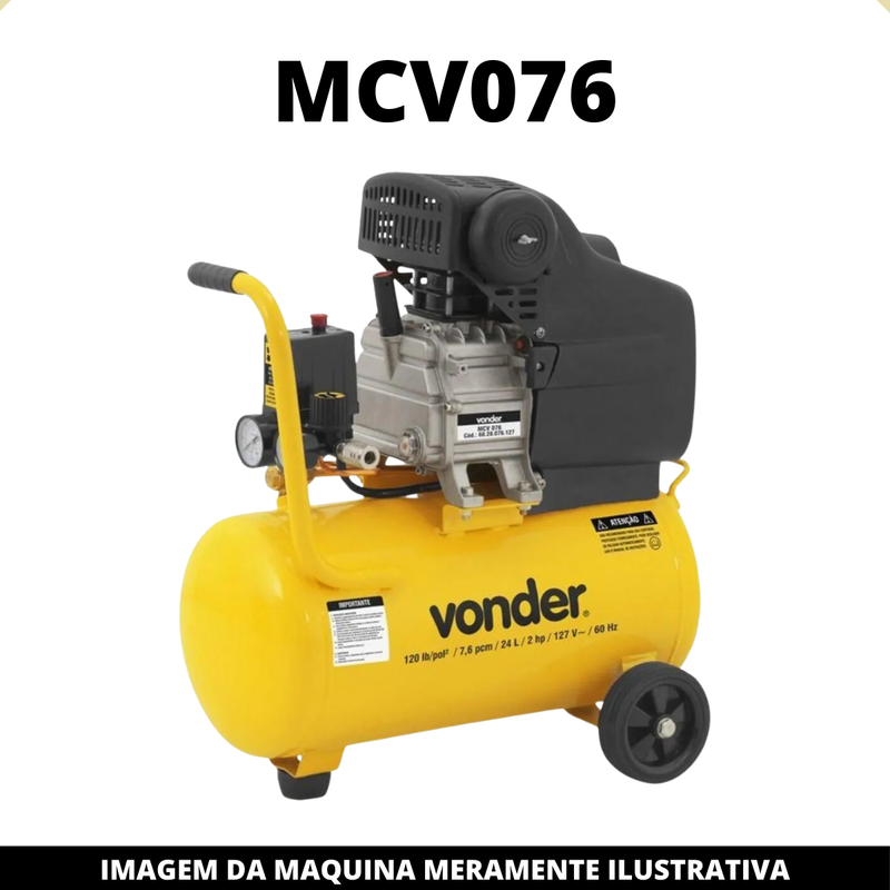 Capacitor 80uf P/ Motocompressor 110v Vonder Mcv076