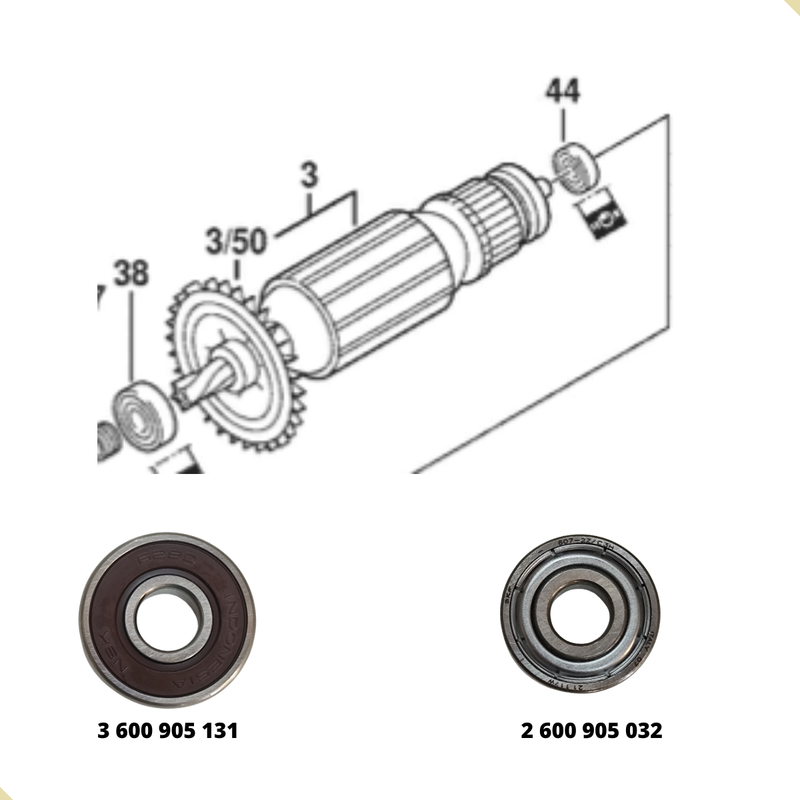 Rotor Induzido 220v para Esmeril Reto GGS 6 S Bosch