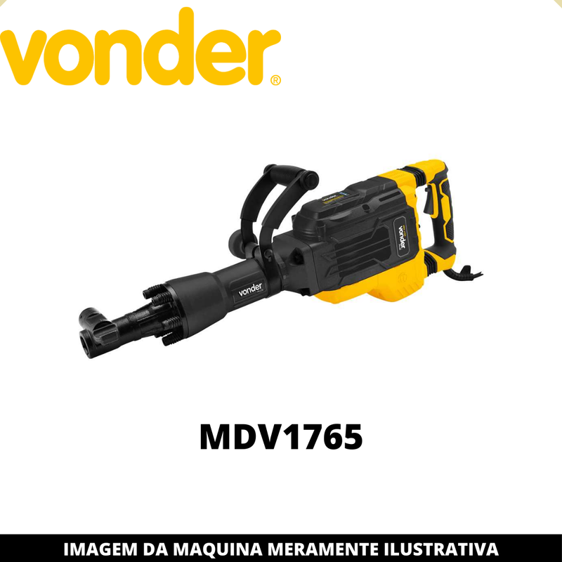 Par de escovas de Carvão para Martelo Demolidor MDV1765