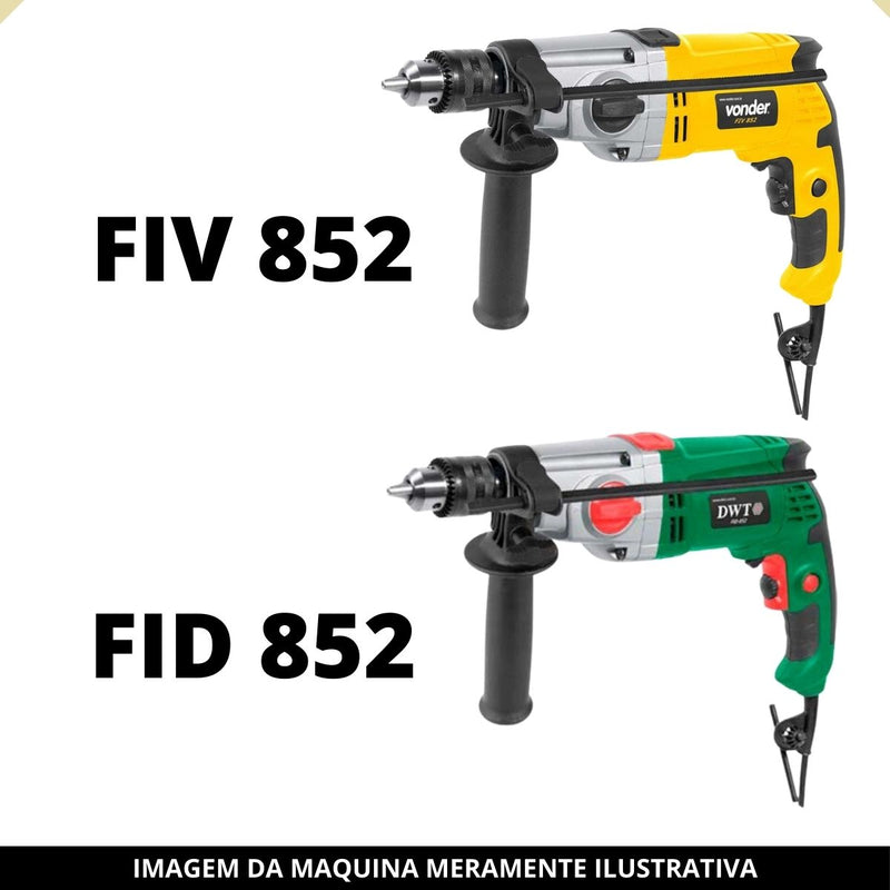 Conjunto Do Impacto Para Furadeira Vonder Fiv852 Dwt Fid852 - 9301852011
