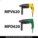 Rotor (induzido) 220v P/martelete Vonder Mpv620 E Dwt Mpd620