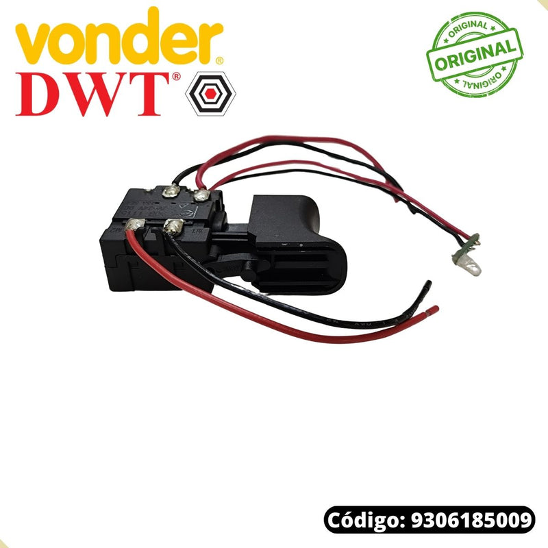 Interruptor p/ Parafusadeira Vonder Ipfv 1851 e Ipfv 1852