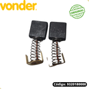 Par de Escova de Carvão p/Serra Circular SCV1800 VONDER