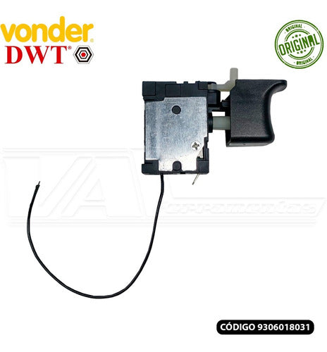 Interruptor p/ Parafusadeira Vonder Pfv018 e Pfd018 Dwt