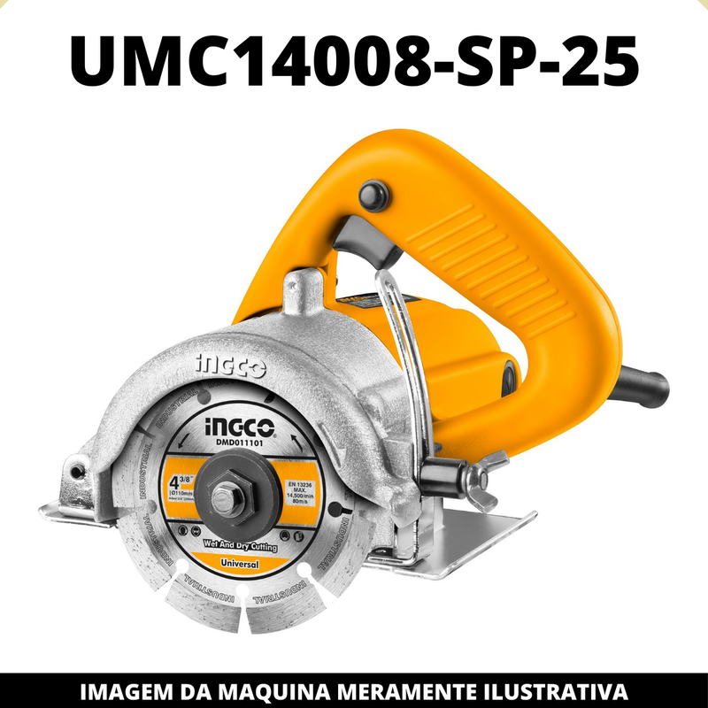 Rotor Induzido 110v p/ Serra Mármore UMC14008 Ingco