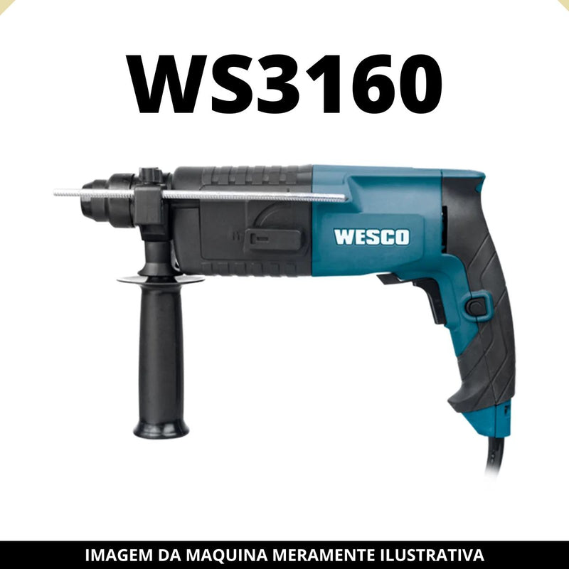 Eixo Dentado para Martelete Wesco Ws3160