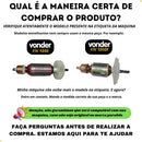 Motor e Pinhão 18v P/ Parafusadeira a Bateria 18v Pfv018 Vonder e Pfd018 dwt