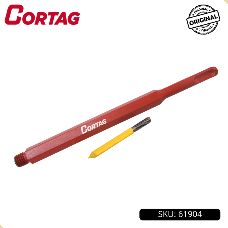 Adaptador SDS Plus 200mm 8" para Serra Copo – 61904 Cortag