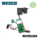 Placa e Interruptor ( PCB ) p/ Chave de Impacto Wesco Ws2407