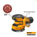 Lixadeira Roto-Orbital A Bateria 20v Ingco Rotativa