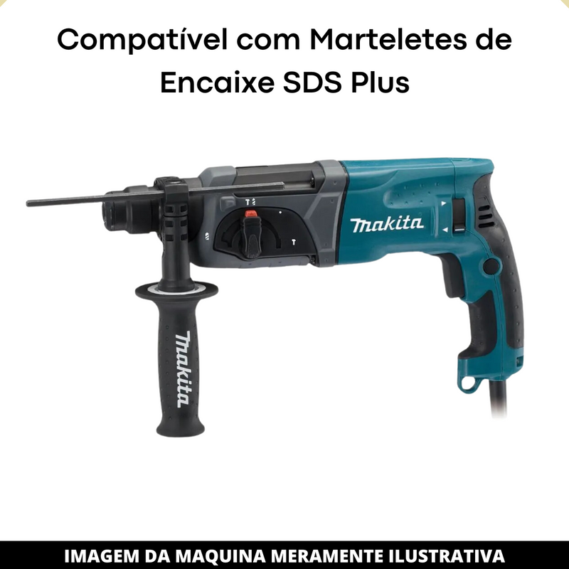 Broca 12mm Longa p/ Martelete SDS PLUS 12x350mm Makita D-65165