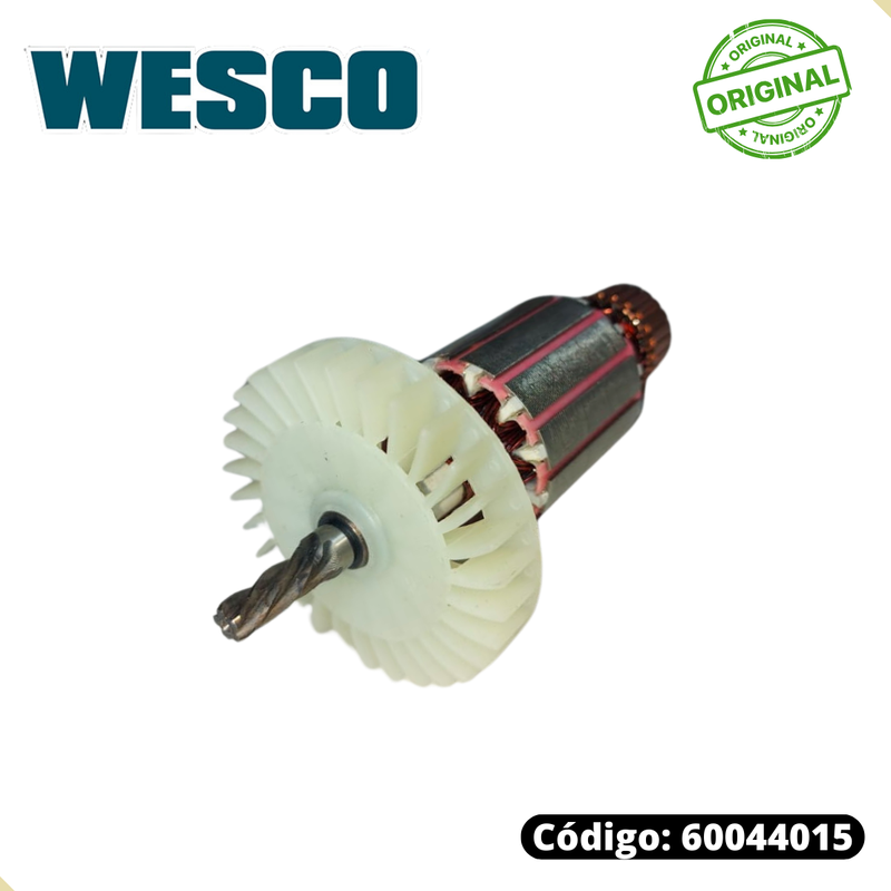 Rotor Induzido 220v P/ Misturador de Argamassa WS5519 WESCO