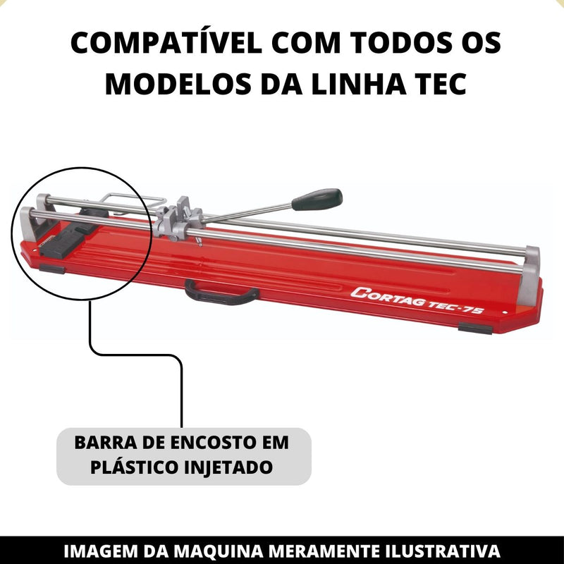 Régua (barra)  P/ Cortador Linha Tec 50/75/100 Cortag