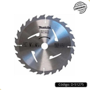 Lâmina 24 dentes 185x20 P/ Serra Circular Makita - Madeiras