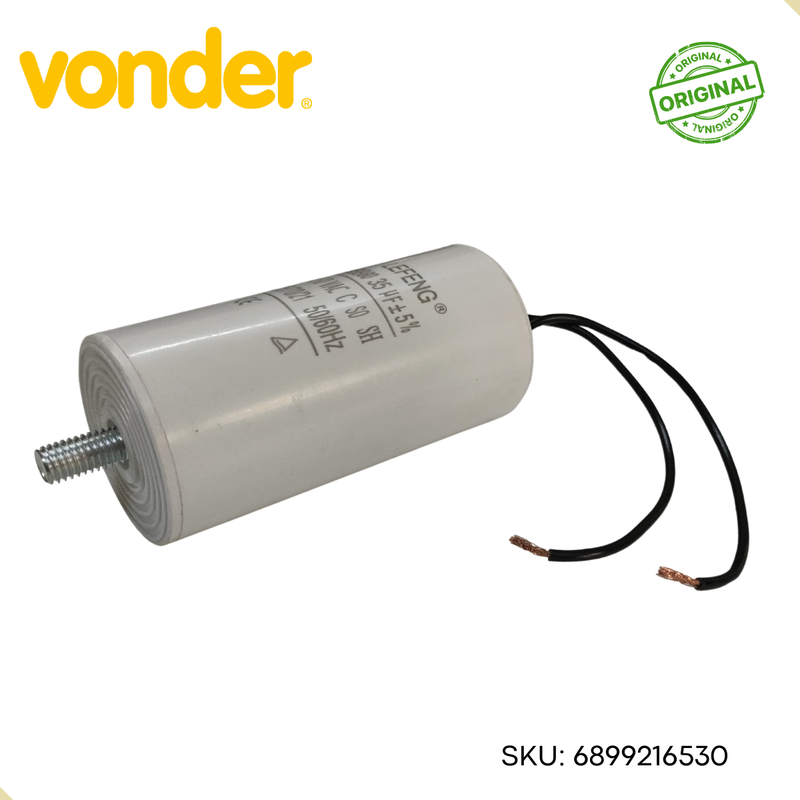 Capacitor 35uf 220v para Motocompressor Vonder MCV216