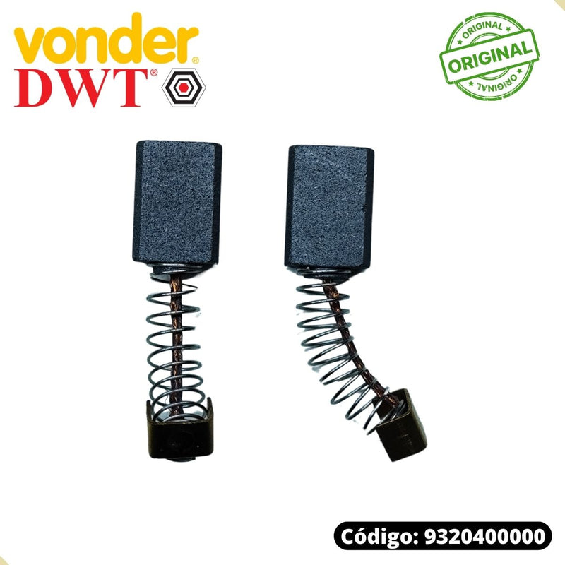 Dois Pares Escova De Carvão P/ Serra Tico-tico Vonder Ttv400