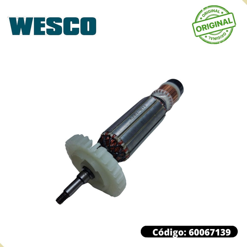 Induzido 110v p/ Esmerilhadeira Wesco Ws4750
