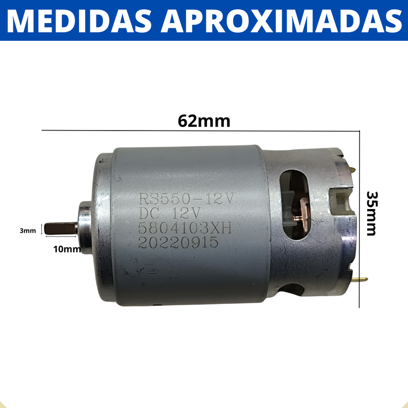 Motor 12 V P/parafusadeira Vonder Pfv120i E Dwt Pfd120i