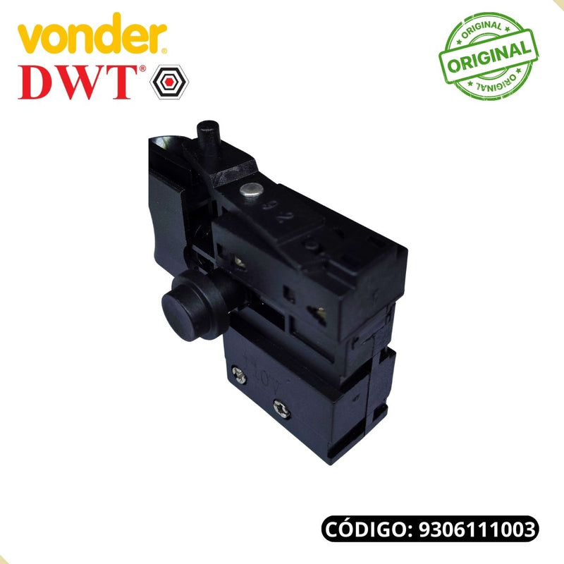 Interruptor Para Parafusadeira Vonder Fpv300 E Ed280 Dwt