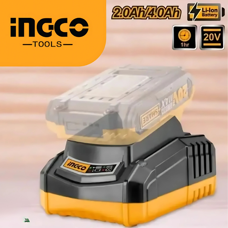 Carregador de Bateria 20V Linha P20S Ingco FCLI2001-9 Bivolt