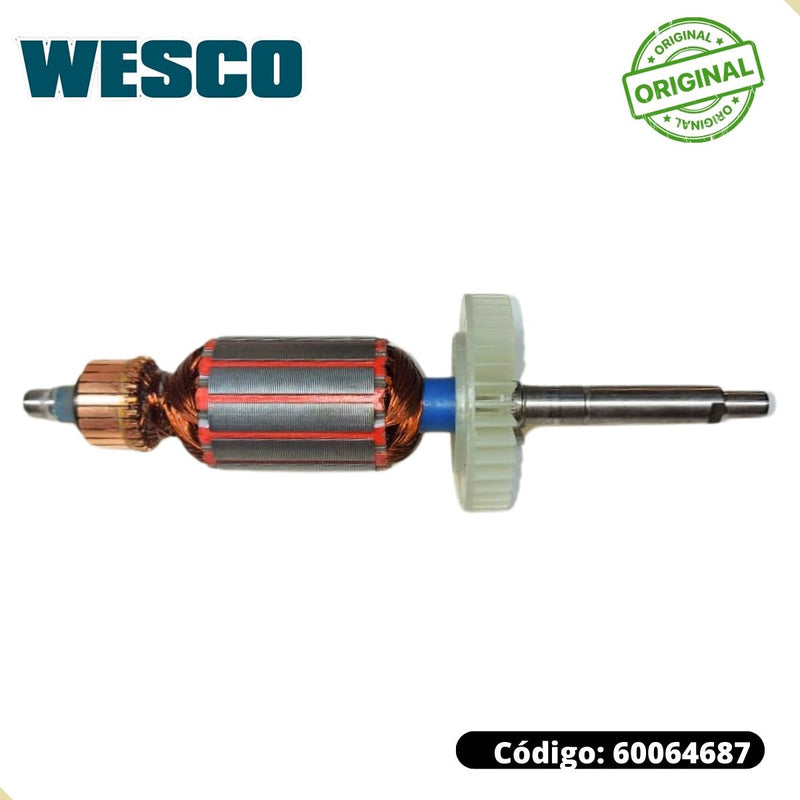 Induzido 110v p/ Lixadeira de Parede WS4463 Wesco