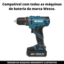 Bateria 20v 4.0Ah p/ Ferramentas de Diversos Modelos Wesco
