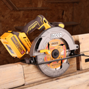 Serra Circular Bateria Ingco 7 1/4" P20s BRUSHLESS CSLI1851